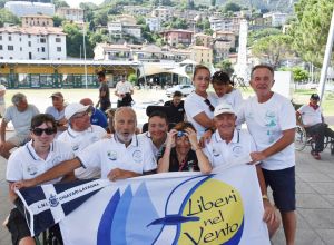 Di Biagio Luna e Giovanni alla Regata Interzonale Hansa 303 a Lovere