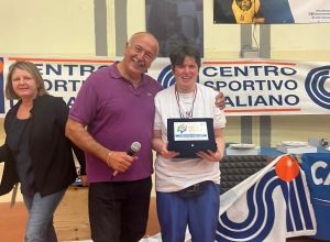 Angela Giampaoli premiata a Ravenna come miglior giocatrice del Campionato Nazionale di Pallavolo