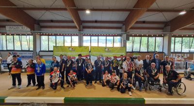 Bocce: a Sesto Fiorentino assegnati i titoli italiani DIR, Sitting e Standing