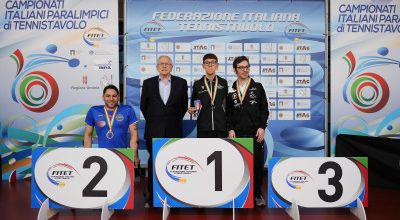 Tennistavolo, Campionati Italiani: i risultati delle gare in piedi 