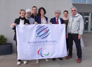 La vicepresidente della Provincia Francesca Gerosa con il direttivo del Comitato Cip di Trento