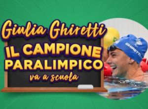 Giulia ghiretti il campione paralimpico va a scuola