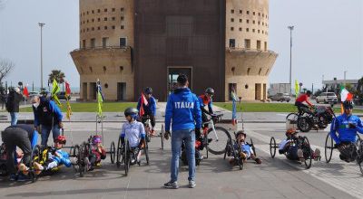 La Nazionale di Ciclismo Paralimpico a Francavilla al mare