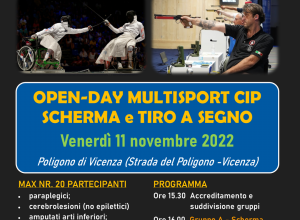 locandina OPEN-DAY CIP VENETO DI SCHERMA E TIRO A SEGNO