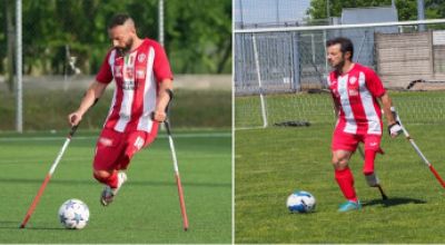 CALCIO AMPUTATI -  Salvatore La Manna e  Zaral Virgolin in Nazionale