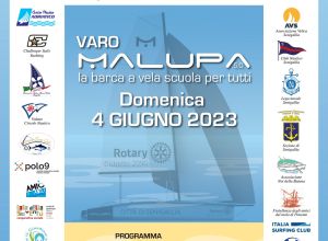 Locandina ufficiale dell'evento - Varo Malupa 5.0 a Senigallia domenica 4 giugno 2023