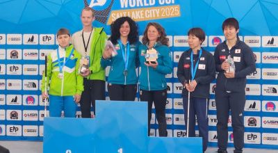 Arrampicata sportiva, Coppa del Mondo di Salt Lake City: 1 oro e 1 argento pe...