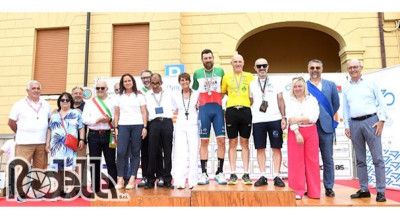 CICLISMO – Michele Pittacolo e  Pierluigi Sclip con Emanuele Pestrin vitt...