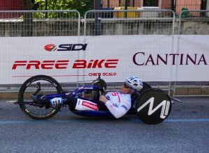 Francesca Porcellato ad Avezzanno per i campionati italiani di handbike