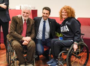 Ruggero Vilnai, Cristiano Corazzari e Francesca Porcellato