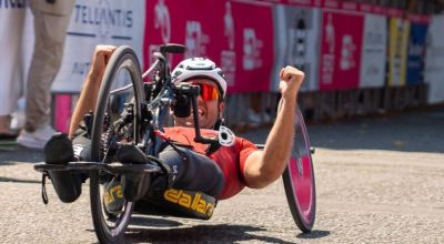 Ciclismo: a Seregno spettacolare 4^ tappa del Giro d'Italia di handbike