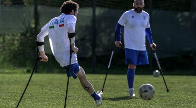 Calcio amputati: una vittoria e un pareggio, per l'Italia, contro la Francia