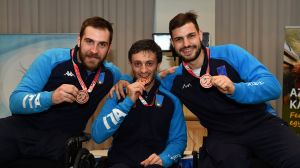 ITALIA Sciabola maschile paralimpica EGER2020_podio