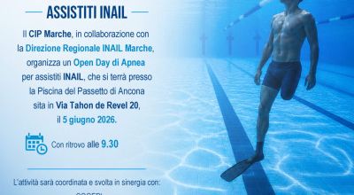 Apnea: ad Ancona un open day di avvicinamento alla disciplina paralimpica 
