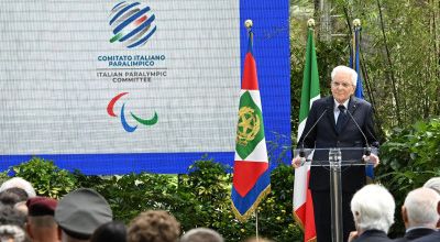 Giochi Paralimpici Parigi 2024: il Presidente della Repubblica Sergio Mattare...
