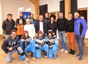 Relatori della serata e organizzatori del Camp al Passo del Tonale