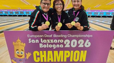 Bowling per sordi, Europei: oro per l'Italia nel tris femminile