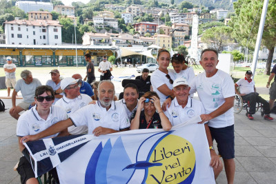 Di Biagio Luna e Giovanni alla Regata Interzonale Hansa 303 a Lovere