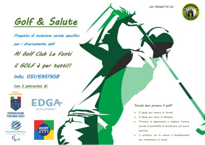 A CASTEL SAN PIETRO IL PROGETTO INCLUSIONE: GOLF&SALUTE