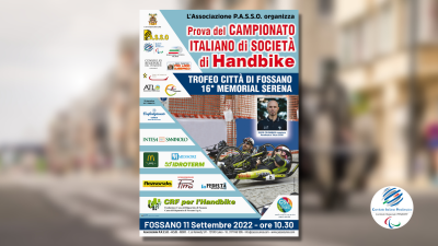 FOSSANO: Tutto pronto per il 16esimo Trofeo Memorial Serena di Handbike