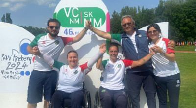 Tiro con l'arco, European Cup: Pellizzari d'oro e Dameno di bronzo nel W1