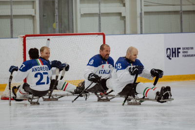 Mondiali B di para ice hockey: tris degli azzurri