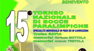 TORNEO NAZIONALE DI BOCCE PARALIMPICHE - BENEVENTO