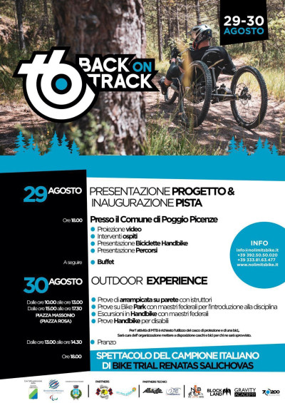 Back and Track: due giorni a Poggio Picenze tra sport e inclusione