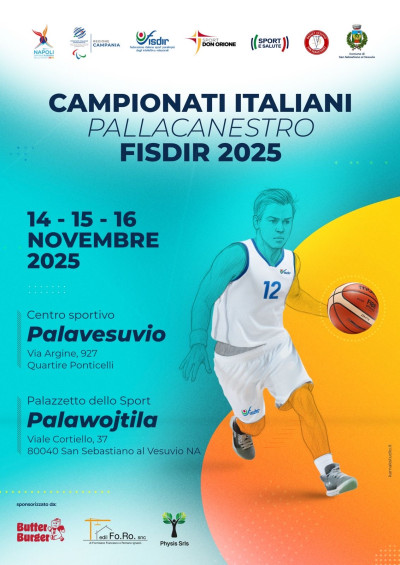 Campionati Italiani di pallacanestro Fisdir, Napoli 14-15-16 novembre 2025