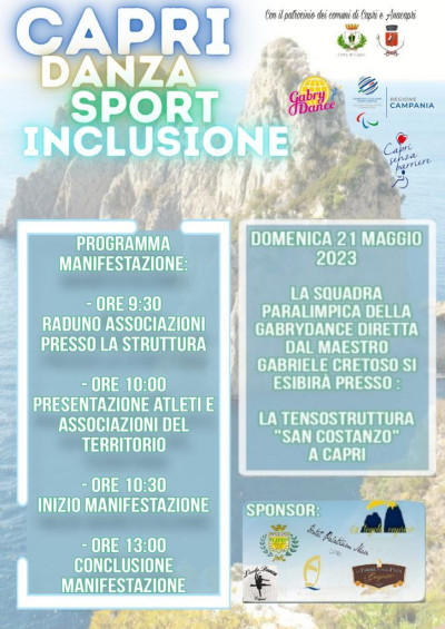 Capri Danza Sport Inclusione, Capri (Na) 21 maggio 2023