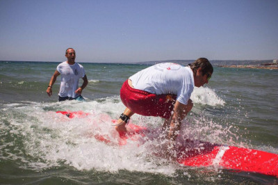 Adaptive Surf: grande successo per l'evento di Santa Severa