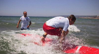 Adaptive Surf: grande successo per l'evento di Santa Severa