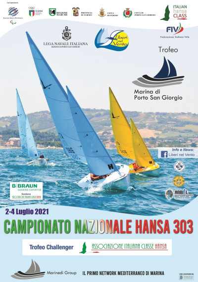 CAMPIONATO NAZIONALE HANSA 303 TROFEO MARINA DI PORTO SAN GIORGIO TROFEO CH...