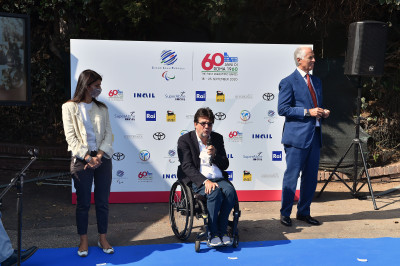 Una targa al 'Paolo Rosi' per ricordare la cerimonia dei Giochi paralimpici d...