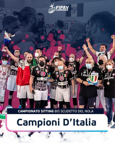 L'ASD BESANA NOLA E' CAMPIONE D'ITALIA NEL CAMPIONATO ITALIANO FIPAV DI SITTI...