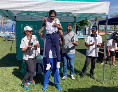 Luna e Giovanni Di Biagio a podio anche alla Regata Nazionale Hansa 303 a Des...