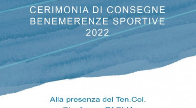 CERIMONIA CONSEGNA BENEMERENZE SPORTIVE 2022