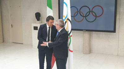 ROMA 2024. Renzi al Summit olimpico di Losanna: E' il momento giusto, i...