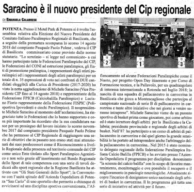 Elezioni CIP Basilicata
