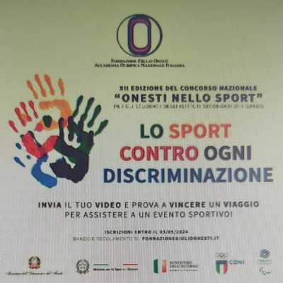 XII EDIZIONE DI ONESTI NELLO SPORT: iscrizioni aperte fino al 3 m...