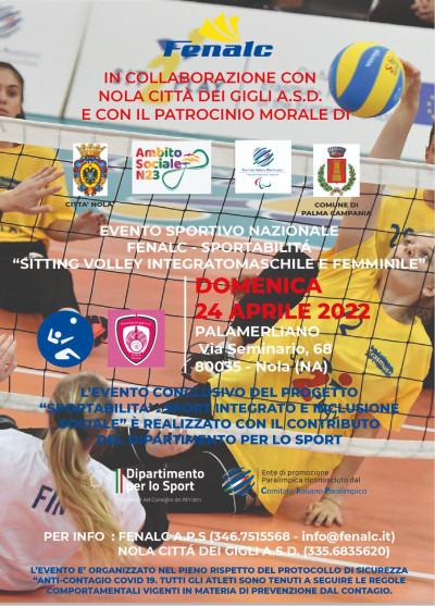 Sitting Volley Integrato - maschile femminile