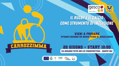 IL RUGBY E IL CALCIO COME STRUMENTO DI INCLUSIONE - QUARTO (NA) 22 GIUGNO 2019