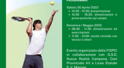Blind Tennis, giornata promozionale ad Avellino