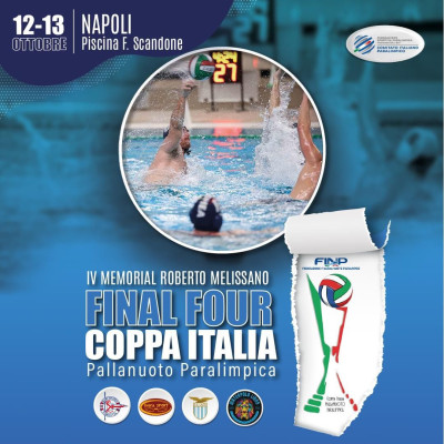 Final Four Coppa Italia di Pallanuoto Paralimpica, Napoli 12-13 ottobre 2024