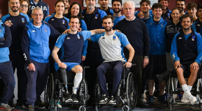 Allenamento integrato delle nazionali di fioretto, olimpici e paralimpici