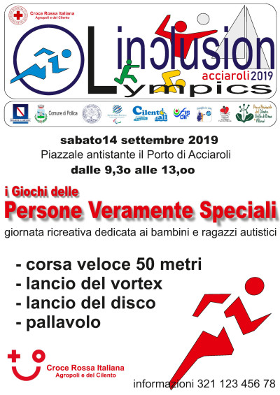 OL INCLUSION - ACCIAROLI (SA) 14 SETTEMBRE 2019