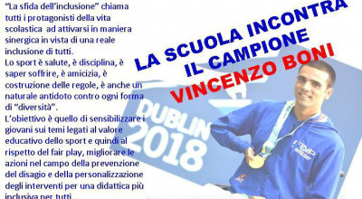 LA SCUOLA INCONTRA IL CAMPIONE VINCENZO BONI - CAPODIMONTE (NA)