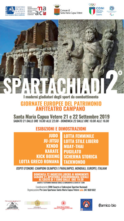 SPARTACHIADI - SANTA MARIA CAPUA VETERE (CE) 21-22 SETTEMBRE 2019