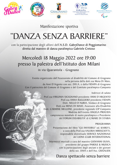 Danza Senza Barriere, Gragnano (Na) 18 maggio 2022