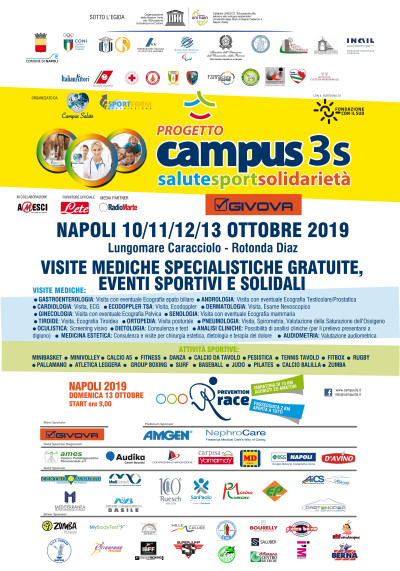 CAMPUS 3S - NAPOLI 10-11-12-13 OTTOBRE 2019